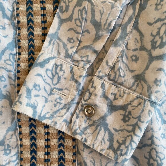 Oversized J Crew Embroidered Cotton Tunic - Size 00 - Picture 3 of 13